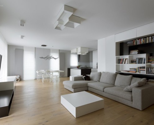 Aranżacja minimalistyznego mieszkania Madama projektowanie wnętrz