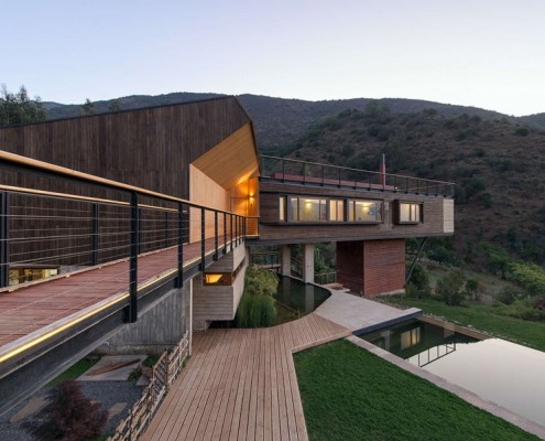 nowoczesny dom w drewnie