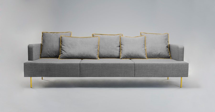"Sofa w salonie" - model Levit by T. Rygalik