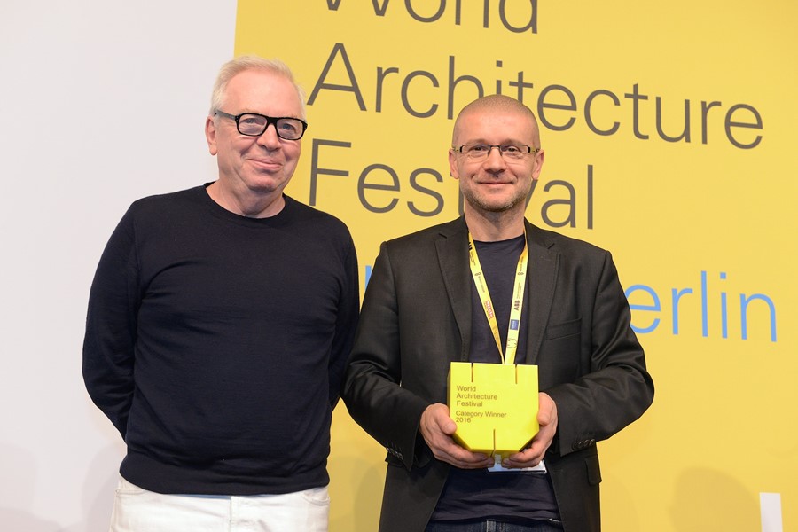 David Chipperfield i Robert Konieczy na WAF Berlin 2016