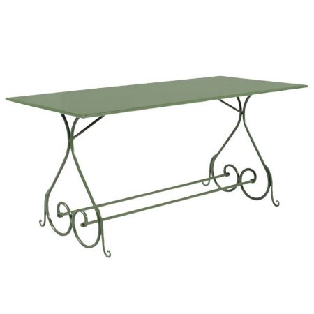 Metalowy stół ogrodowy prostokąt Sa280
