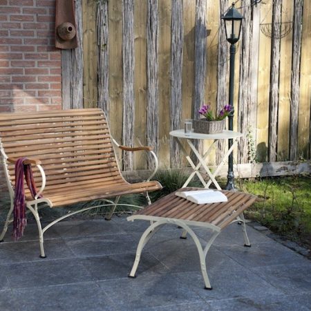 Szeroki fotel-ławka ogrodowa Sa317