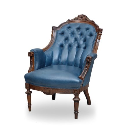 Elegancki fotel w stylu Chesterfield