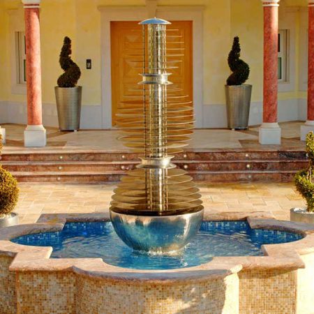 Nowoczesna fontanna wodna WATER SPHERES David Harber
