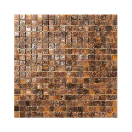 Brązowa mozaika ze szkła ETIOPIA