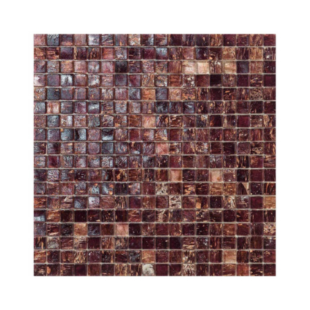 Brązowa mozaika ze szkła GALLES