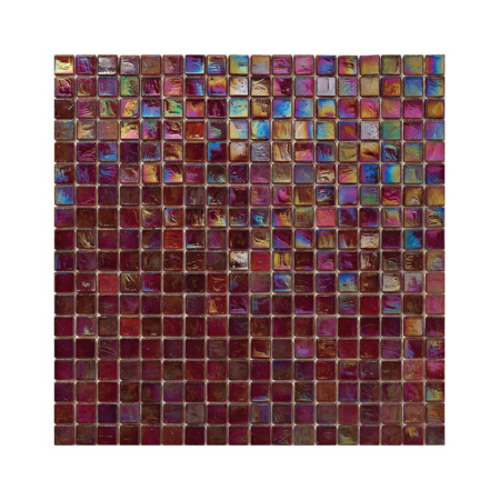Burgundowa mozaika ze szkła z tęczowym refleksem 128 TAMARIND