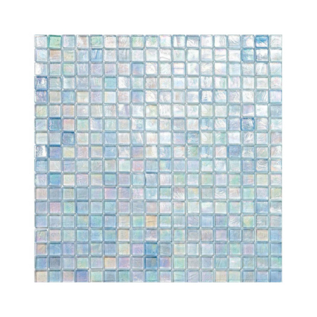 Błękitna mozaika ze szkła z tęczowym refleksem 145 GRAPEFRUIT
