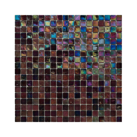 Ciemnoczerwona mozaika ze szkła z tęczowym refleksem 123 MIRTILLO