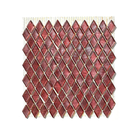 Czerwona mozaika ze szkła MANDALAY