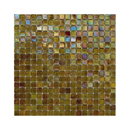 Oliwkowa mozaika ze szkła z tęczowym refleksem 127 LYCHEE
