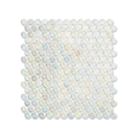 Przezroczysta mozaika ze szkła z tęczowym refleksem BARRELS 221 FLAX