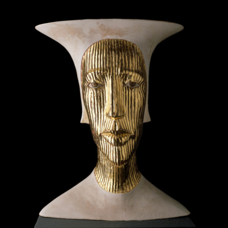 Rzeźba złota maska Goldene Maske Małgorzata Chodakowska