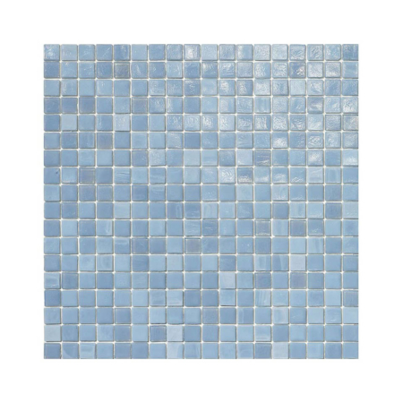Szaro-błękitna mozaika ze szkła NIMBUS