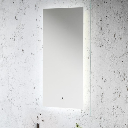 Prostokątne lustro łazienkowe z podświetleniem Zen