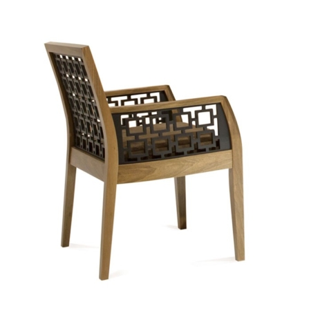 Orientalne krzesło z podłokietnikami Harem