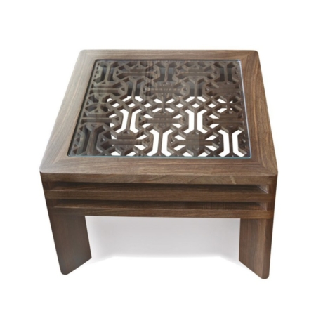 Zdobiony stolik pomocniczy w orientalnym stylu Ottoman