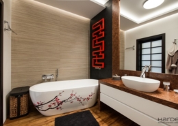 Orientalny styl w łazience