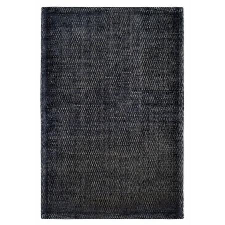 Antracytowy dywan ręcznie tkany Pero