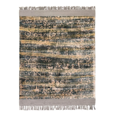 Beżowy eklektyczny dywan ręcznie tkany Blush