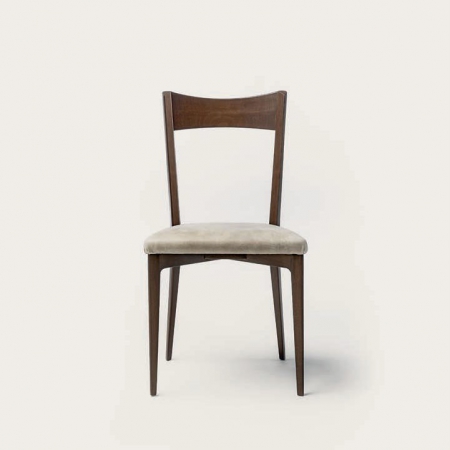 Drewniane krzesło z tapicerowanym siedziskiem Prism Chair.jpg