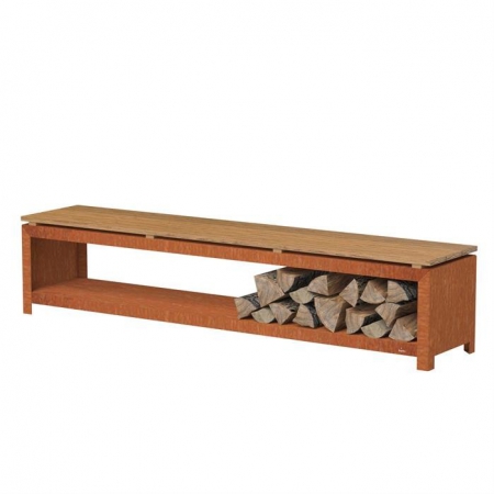 Ogrodowa ławka ze schowkiem na drewno 1.jpg