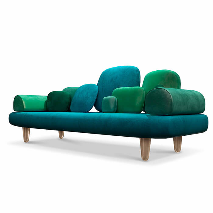 Forest sofa green